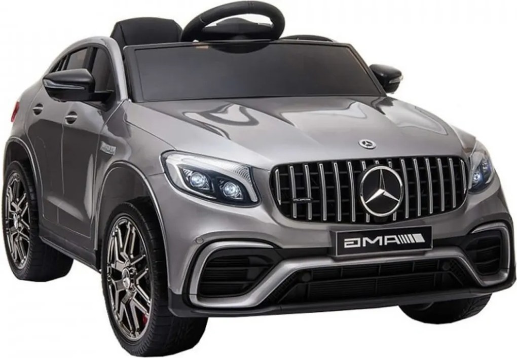 Masinuta Electrica cu acumulator pentru copii NOVOKIDS™ Mercedes GLC 63 AMG , Roti din Cauciuc EVA, 3-8 ani , usi cu deschidere , Baterie12V, 2