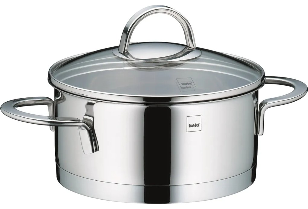 Cratiţă Kela CAILIN cu capac de sticlă 1,3 l, 1,3 l