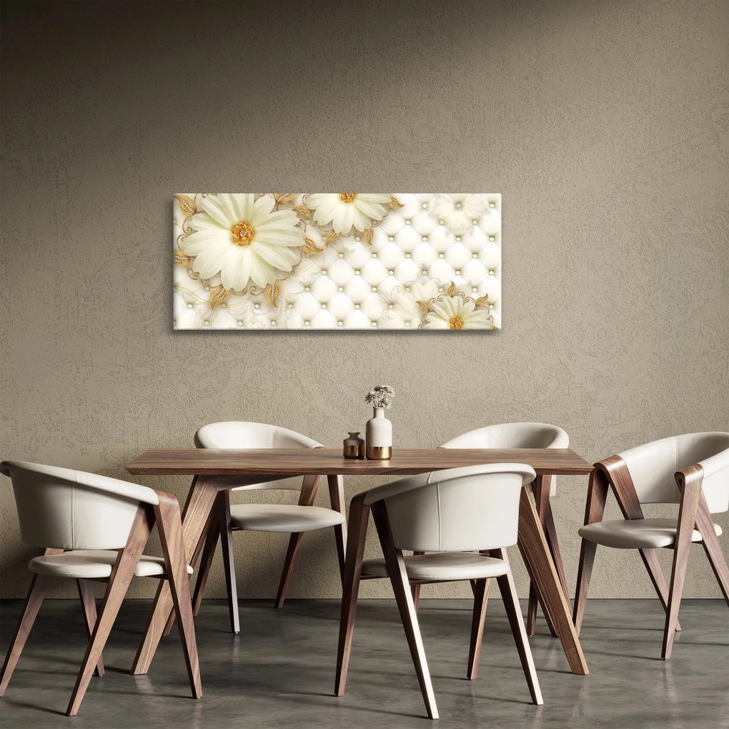 Tablou - Colaj auriu (120x50 cm)