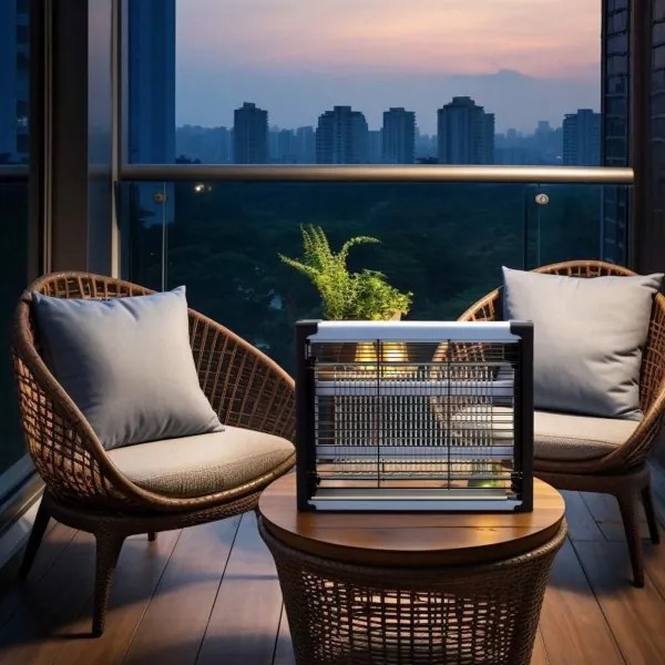 Brilagi - Capcană electrică LED UV pentru insecte, 2 x LED, 5 W, 230 V, acoperire 70 m²