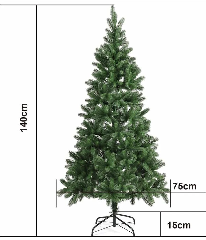 Deuba Brad artificial de Craciun 140 cm