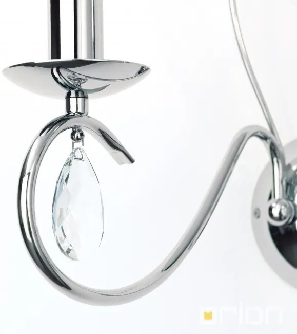 Aplica perete stil clasic cu cristale K9 Alessia WA 2-1093/2 chrom OR