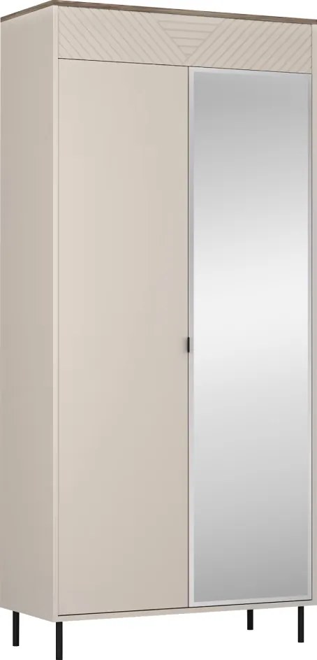 Dulap, caşmir/stejar castello, EYCO 2D/40