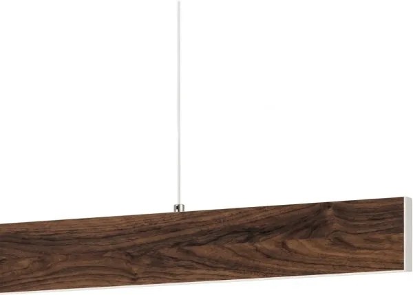 Eglo 39346 - Lustră LED pe cablu CLIMENE LED/17W/230V + LED/4,2W nuc
