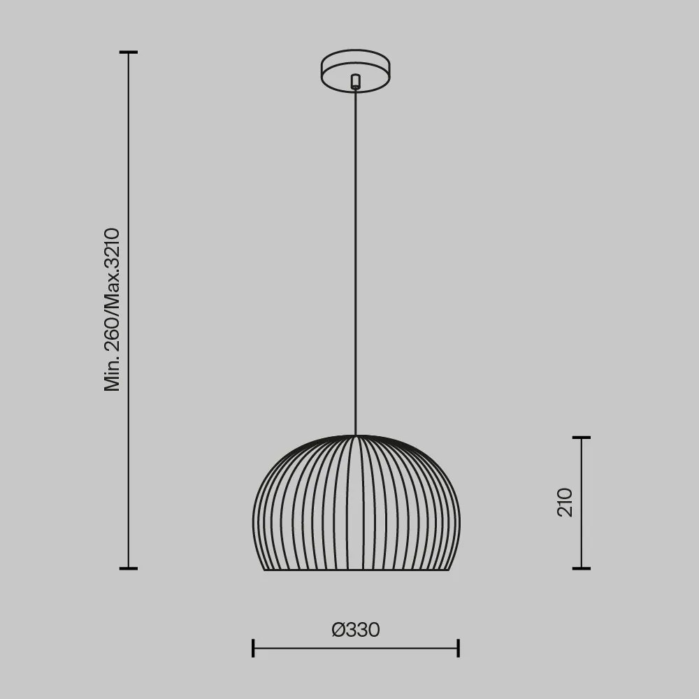 Pendul design decorativ natural Roots 33cm