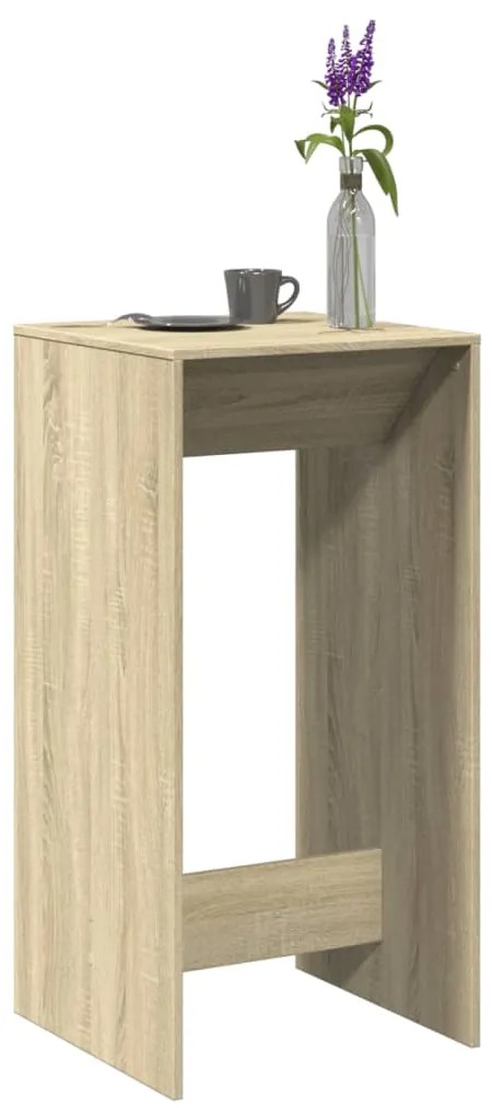 854420 vidaXL Masă bar, stejar sonoma, 51x50x103,5 cm, lemn prelucrat