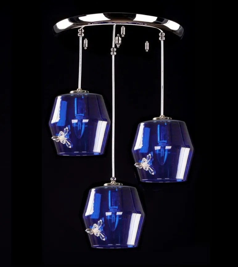 Lustra cu 3 pendule design LUX NIGHT SKY 06-CH