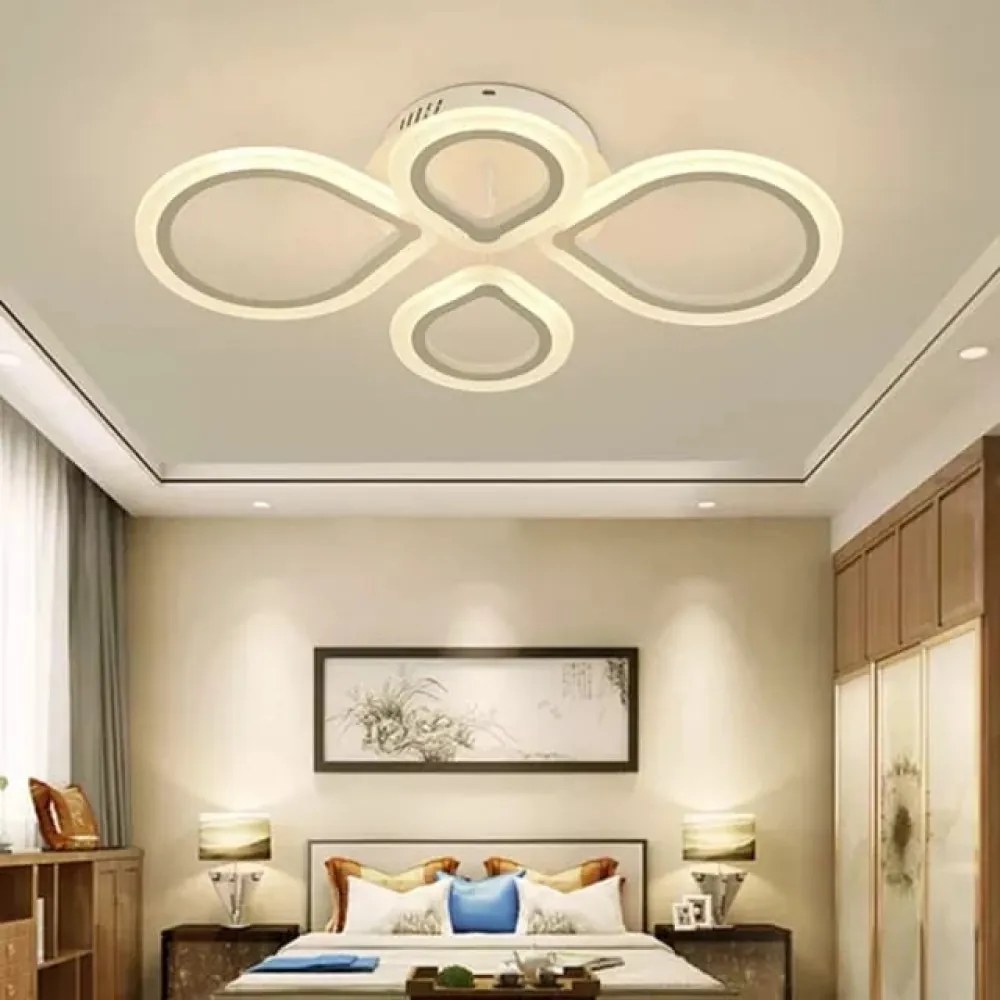 Lustra LED Cu Telecomanda, Elit's, EsnG3315/4f, 76w