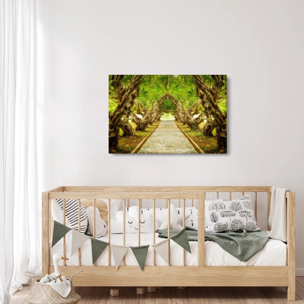Tablou - Tunel viu din plumeria (90x60 cm)