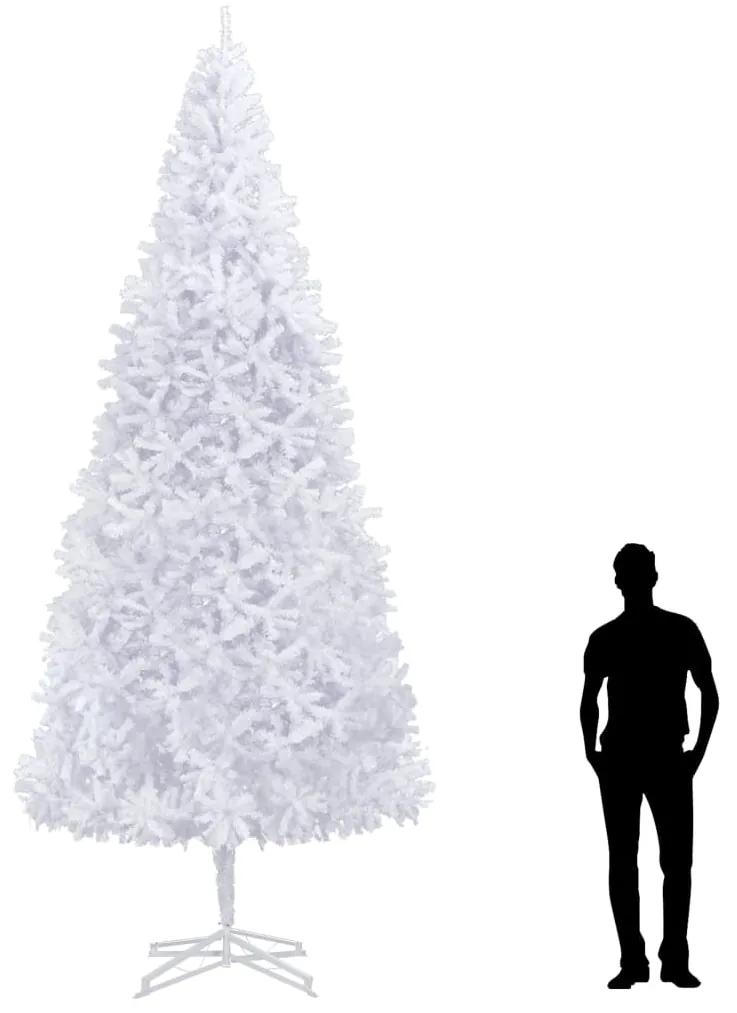 vidaXL Brad de crăciun artificial, alb, 400 cm