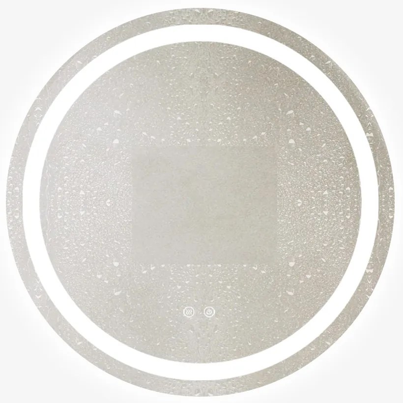 Oglinda Led Rotunda, 70cm, Functie Dezaburire, EsnJ05