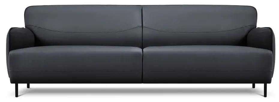Canapea din piele Windsor & Co Sofas Neso, 235 x 90 cm, albastru