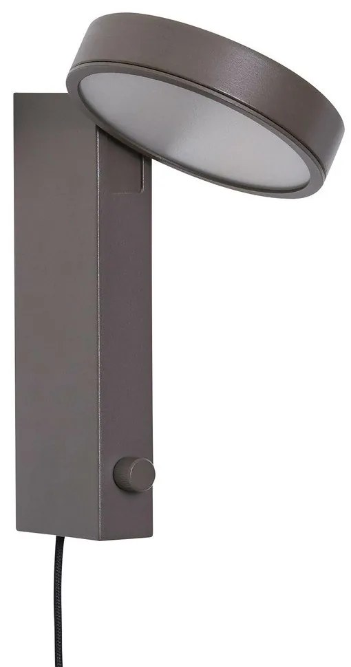 Aplică de perete maro Crea – Hübsch