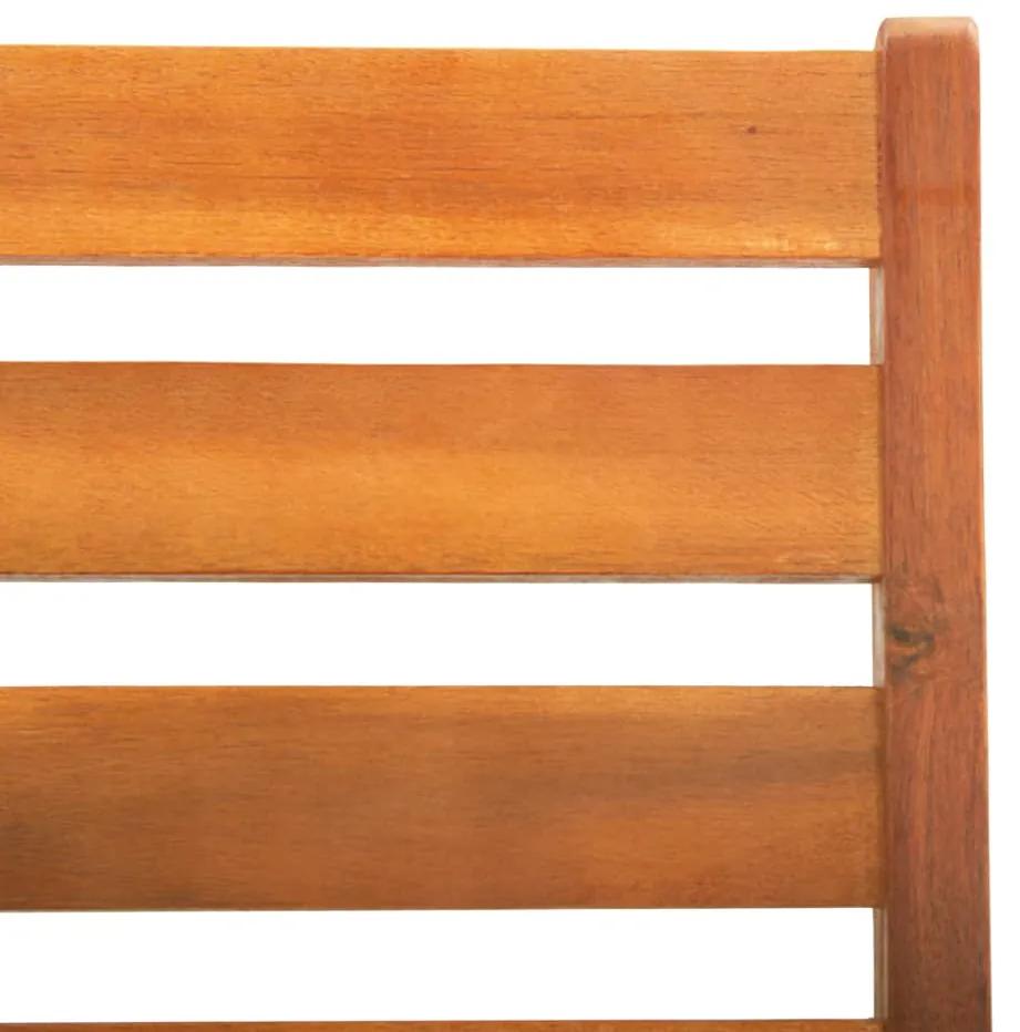 Set mobilier gradina, 5 piese, lemn masiv de acacia O 85 cm masa, 5
