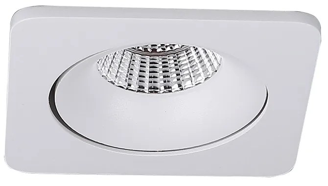 Spot directionabil, incastrabil tavan fals, LED dimabil, ARYA SQUARE alb H0100 MX