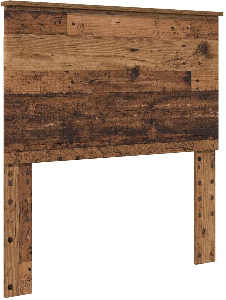 vidaXL Tăblie cap cu headboard Lemn Vechi 90 cm Lemn compozit