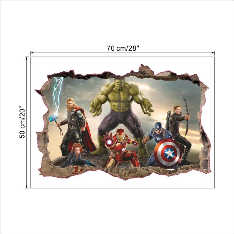 Autocolant de perete "Avengers 3" 70x50 cm
