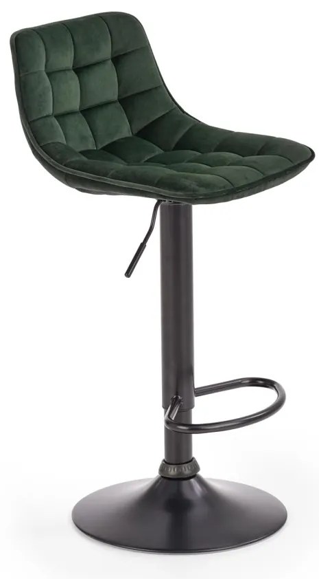 Scaun de bar H95 velvet verde