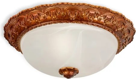 Brilagi - Lampă de tavan FRESCO 2xE27/40W/230V Ø 30 cm aurie