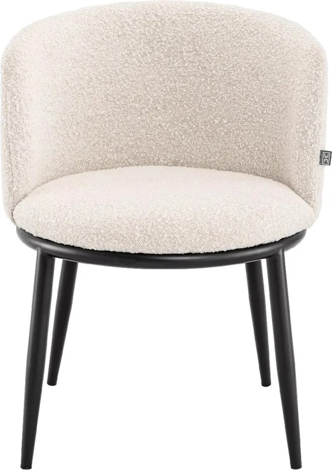 Set de 2 scaune LUX Filmore Boucle cream