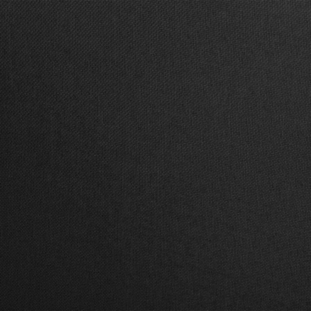 Scaune de bucatarie, 4 buc., negru, material textil 4, Negru