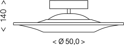 Brilagi - Lustră aplicată VERANO LED, 15 W, 230 V