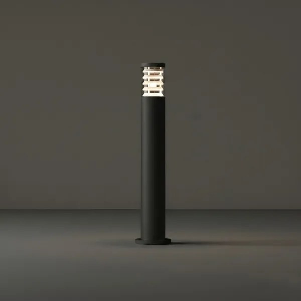 Ideal Lux - Lampă de exterior TRONCO 1xE27/42W/230V 80 cm IP65 neagră