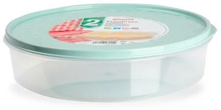 Doză rotundă din plastic, 2 l