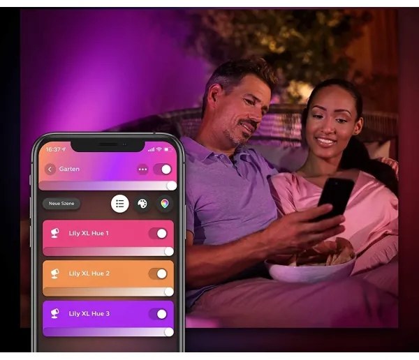 Philips Hue LILY 17462/30/P7 LED RGB lampă exterior dimabilă 15W 24V IP65