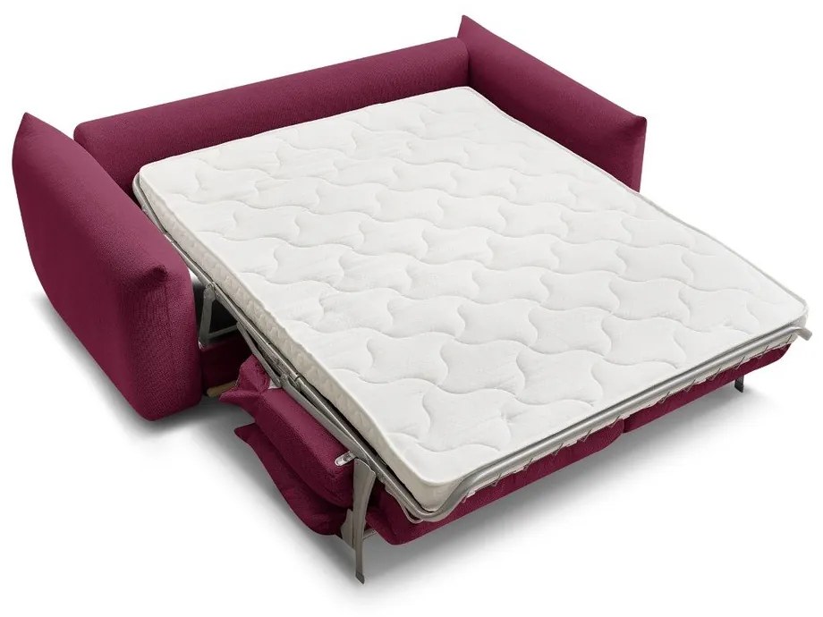 Canapea burgundy extensibilă 214 cm Ernest – Bobochic Paris