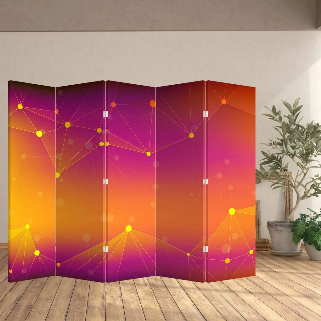 Paravan - Abstract modern (210x170 cm)