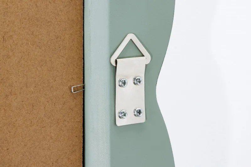 Oglinda de perete design modern Wave 160cm, verde salvie