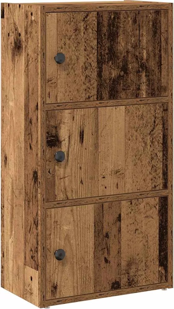 vidaXL Bibliotecă Lemn vechi 40x24x77 cm Lemn prelucrat