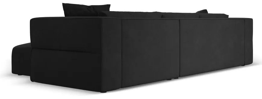 Colțar negru (cu colț pe partea dreaptă) Esther – Milo Casa