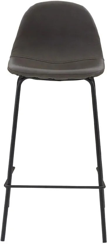 Scaun de Bar Zara - Metal Maro Inchis Lungime(45 cm) x Latime(45 cm) x Inaltime(86.5 cm)