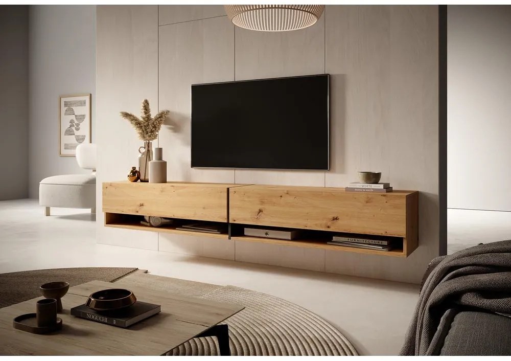 Masă TV Myrtha 200 (stejar artisan). 1098779