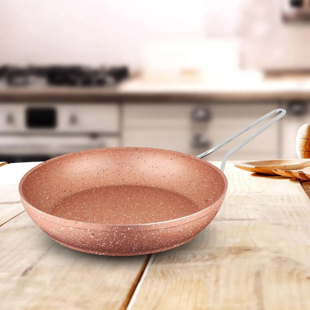 Tigaie din aluminiu Güral Porselen Classic, ø 28 cm, roz