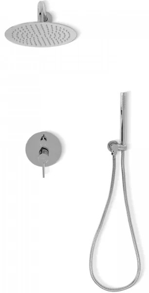 REA-P8007 - Set de duș LUNGO cu baterie încastrată, crom lucios