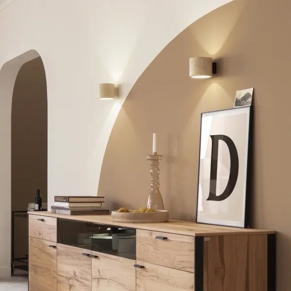 Schöner Wohnen 12542-42 - Aplica de perete TRAVENTA 1xG9/10W/230V beton