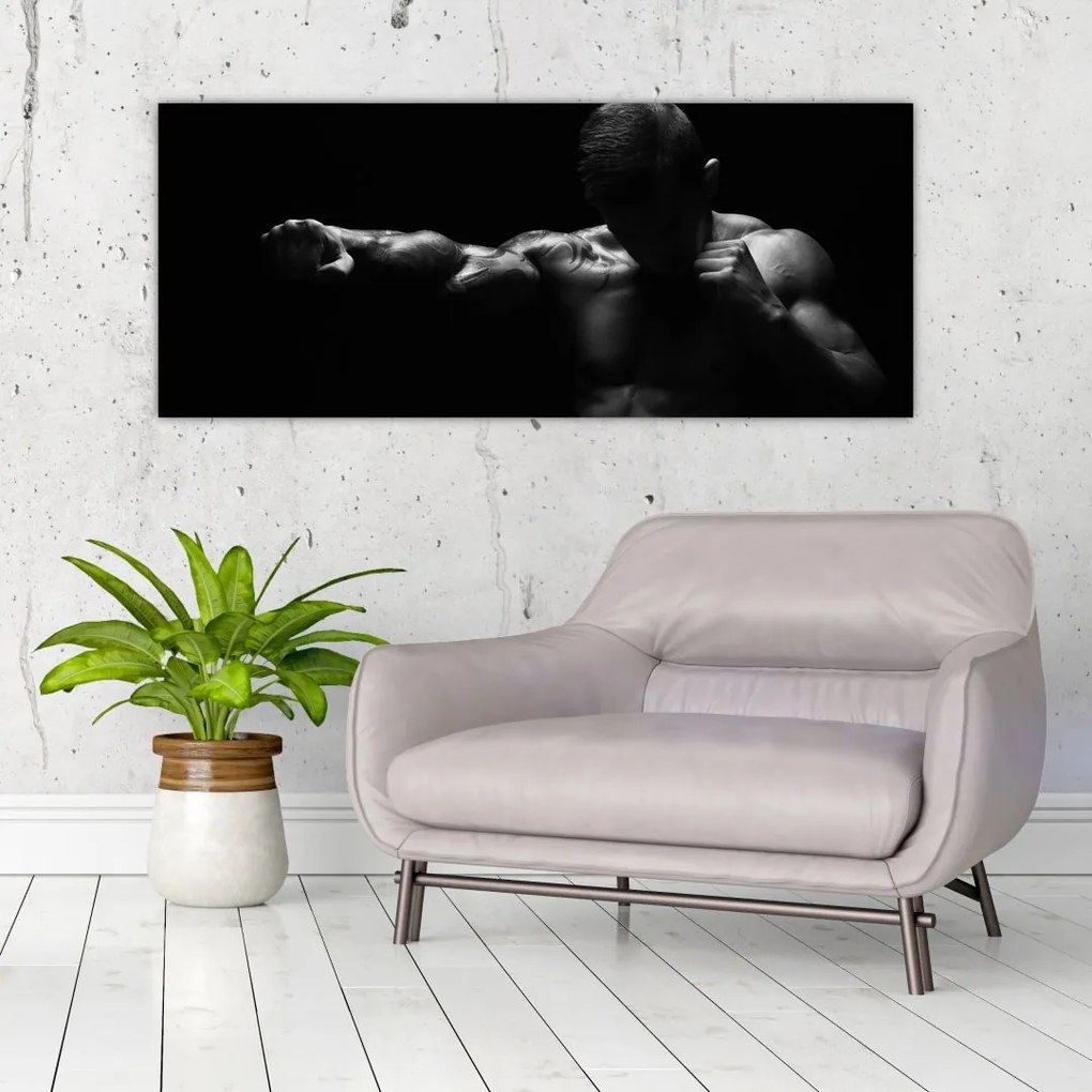 Tablou - Lovitura cu pumn (120x50 cm)