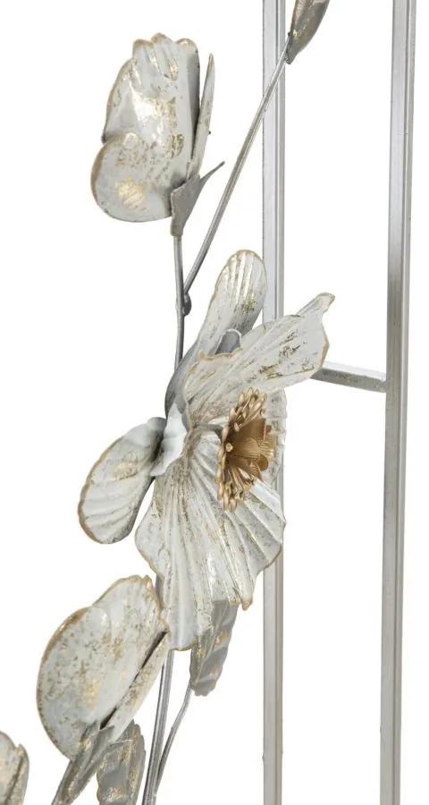 Panou decorativ alb din metal, 50x5,5x90,5 cm, Flix Mauro Ferretti