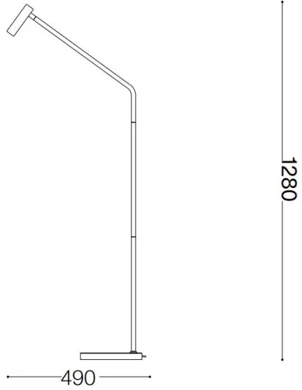 Lampadar LED Ideal Lux EASY LED/3,5W/230V alb