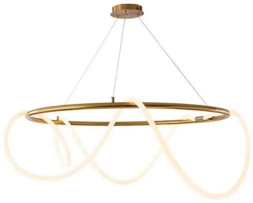 Lustra Led Elit's Neonflex , 60cm Gold