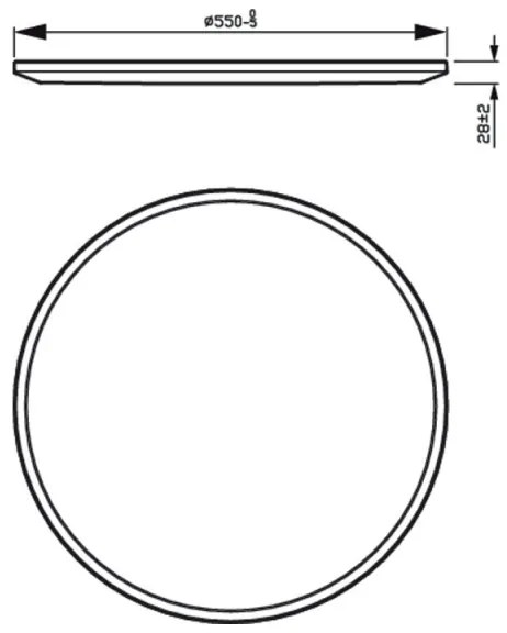 Plafonieră LED dimabilă SUPERSLIM SCENE SWITCH LED/36W/230V Philips