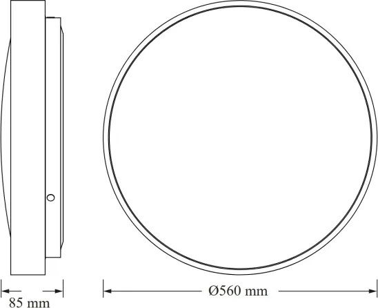Osram - Plafonieră LED CEILING LUXO LED/60W/230V Ø 56 cm aurie