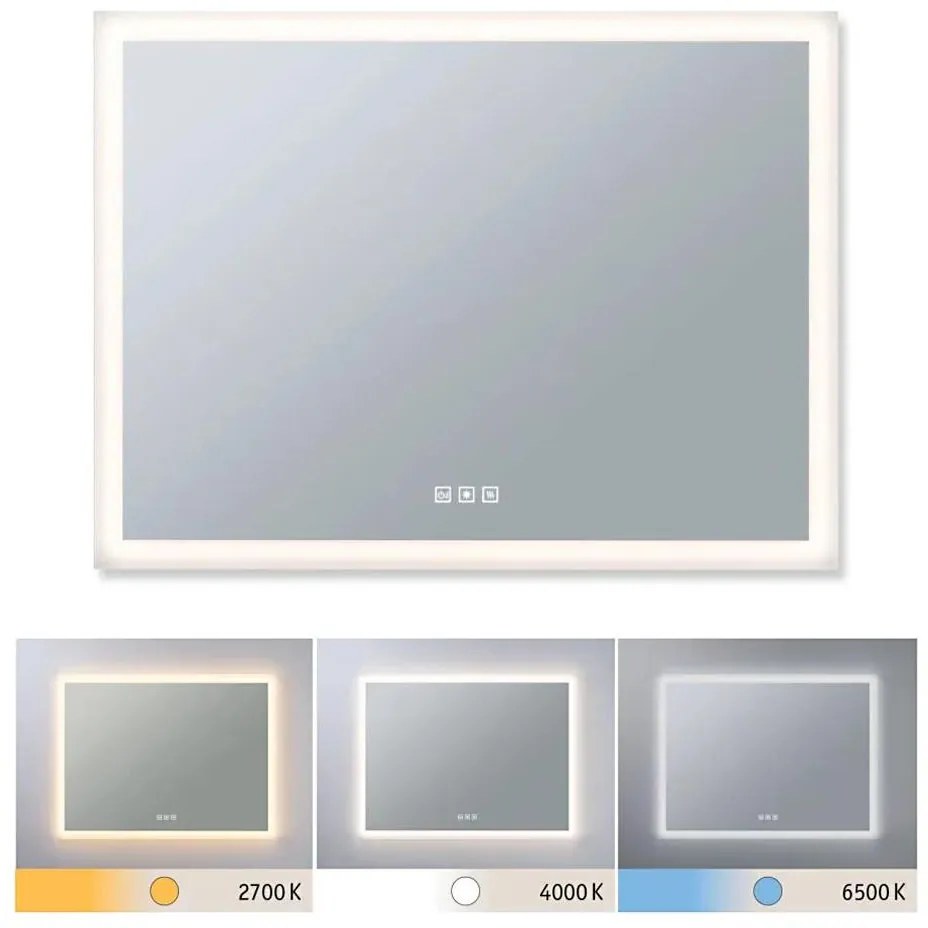 Paulmann 93013 - Oglindă baie LED 22W IP44 cu iluminare și dimmer 230V