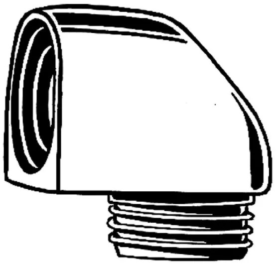 GROHE 45304000 - Cot de duș DN 15 × DN 15, crom lucios