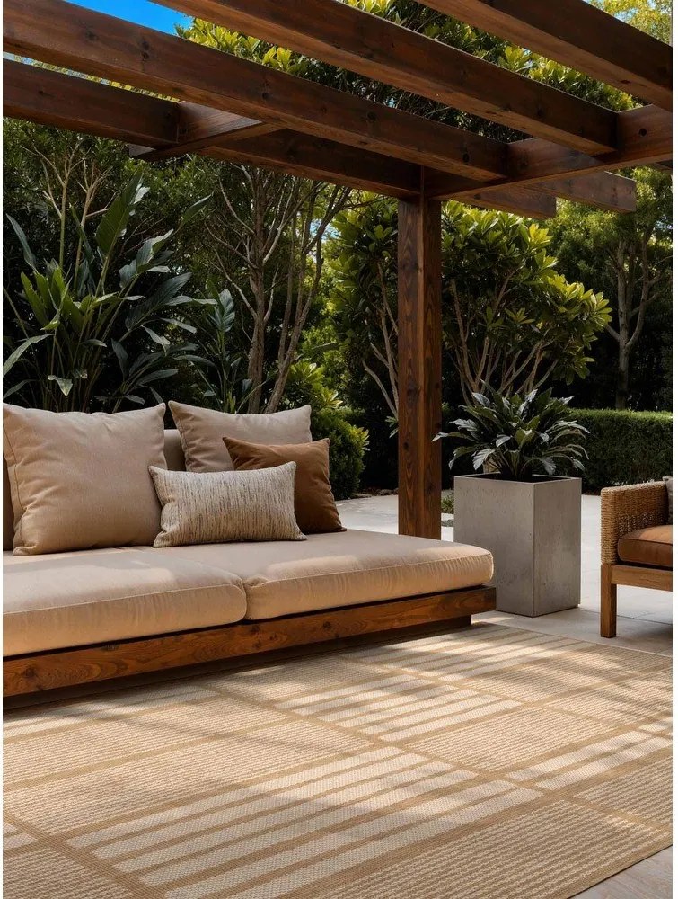 Covor pentru exterior și interior crem/în culoare naturală 120x170 cm Haringey Allington – Ted Baker