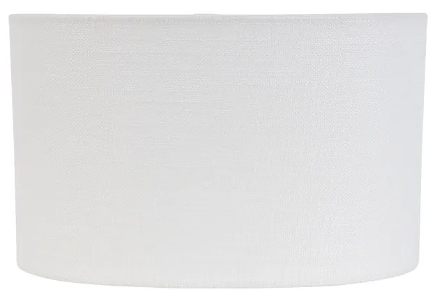 Abajur oval din in alb 25/16/15