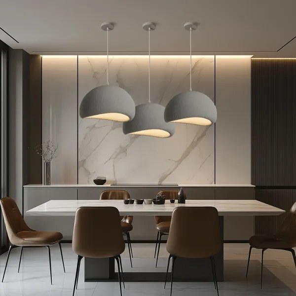 BRILAGI - Lustră suspendată pe cablu WABI SABI 1xE27/60W/230V Ø 40 cm gri